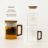 Load image into Gallery viewer, BrewEase Glass Infuser Mug
